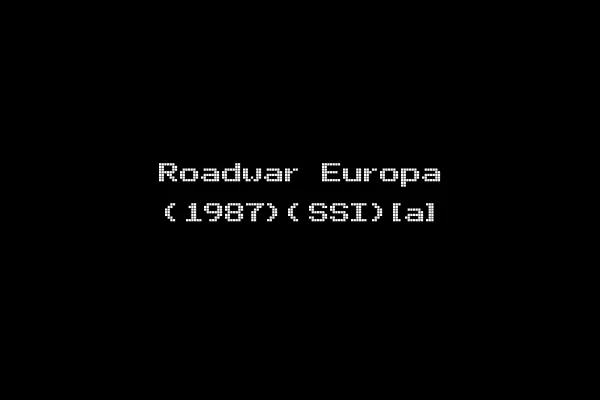 Roadwar Europa (1987)(SSI)[a]