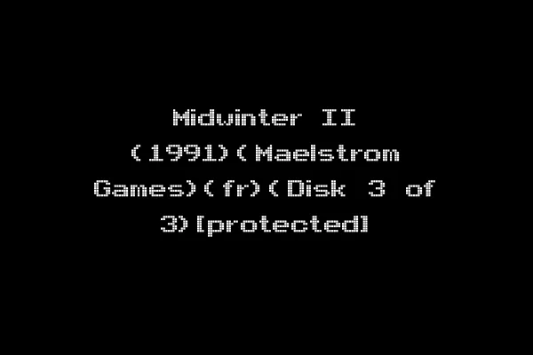 Midwinter II (1991)(Maelstrom Games)(fr)(Disk 3 of 3)[protected]