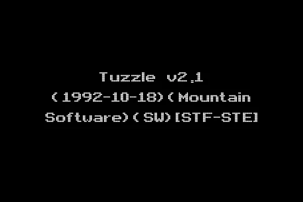 Tuzzle v2.1 (1992-10-18)(Mountain Software)(SW)[STF-STE]