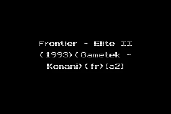 Frontier - Elite II (1993)(Gametek - Konami)(fr)[a2]