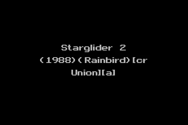 Starglider 2 (1988)(Rainbird)[cr Union][a]