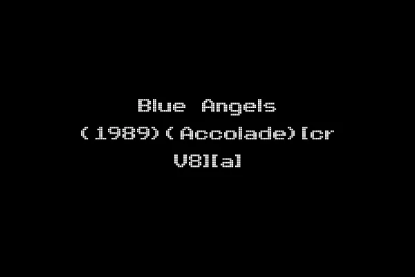 Blue Angels (1989)(Accolade)[cr V8][a]