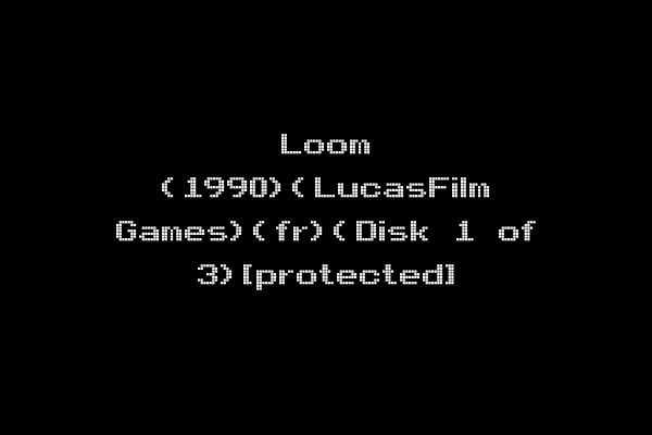 Loom (1990)(LucasFilm Games)(fr)(Disk 1 of 3)[protected]