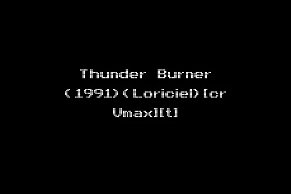 Thunder Burner (1991)(Loriciel)[cr Vmax][t]