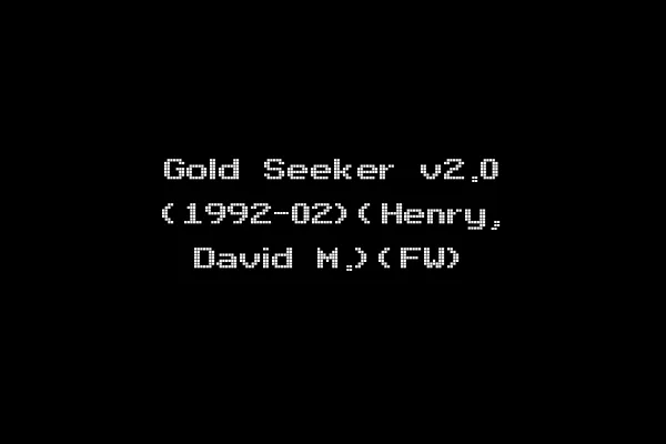 Gold Seeker v2.0 (1992-02)(Henry, David M.)(FW)