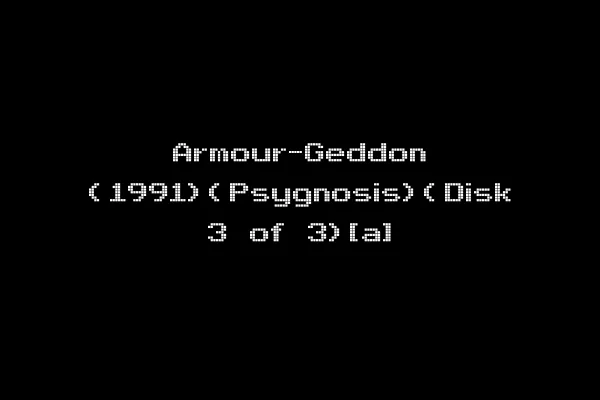 Armour-Geddon (1991)(Psygnosis)(Disk 3 of 3)[a]