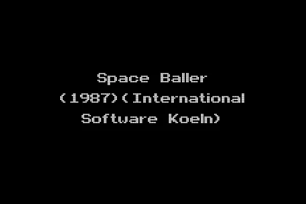 Space Baller (1987)(International Software Koeln)