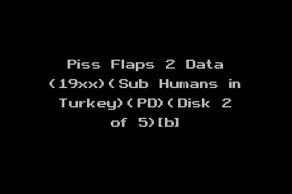 Piss Flaps 2 Data (19xx)(Sub Humans in Turkey)(PD)(Disk 2 of 5)[b]