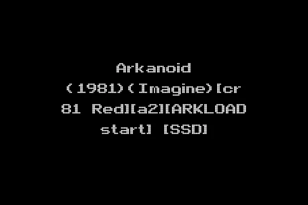Arkanoid (1981)(Imagine)[cr 81 Red][a2][ARKLOAD start] [SSD]