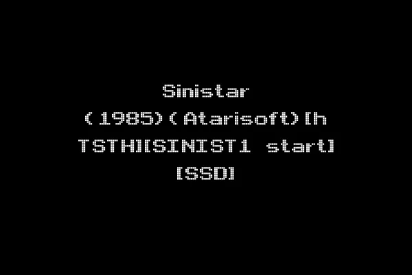 Sinistar (1985)(Atarisoft)[h TSTH][SINIST1 start] [SSD]