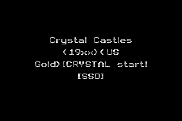 Crystal Castles (19xx)(US Gold)[CRYSTAL start] [SSD]
