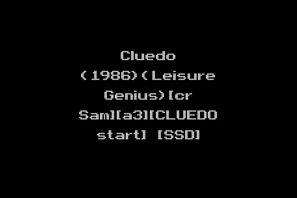 Cluedo (1986)(Leisure Genius)[cr Sam][a3][CLUEDO start] [SSD]
