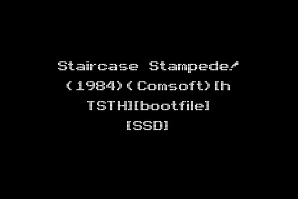 Staircase Stampede! (1984)(Comsoft)[h TSTH][bootfile] [SSD]
