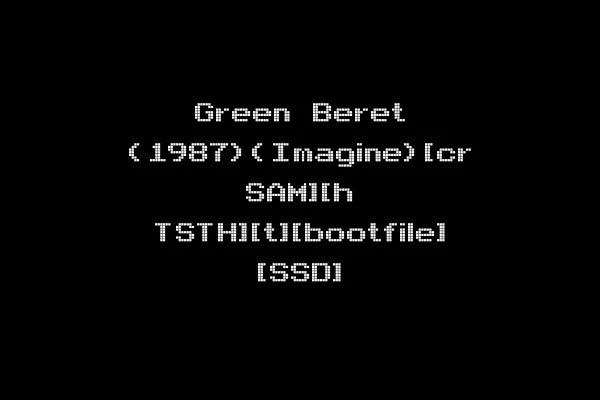 Green Beret (1987)(Imagine)[cr SAM][h TSTH][t][bootfile] [SSD]