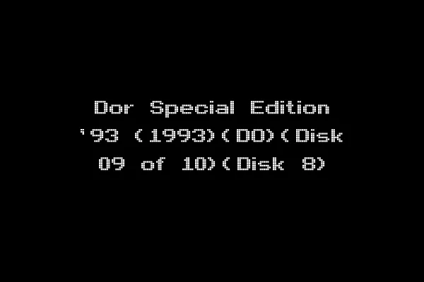 Dor Special Edition '93 (1993)(DO)(Disk 09 of 10)(Disk 8)