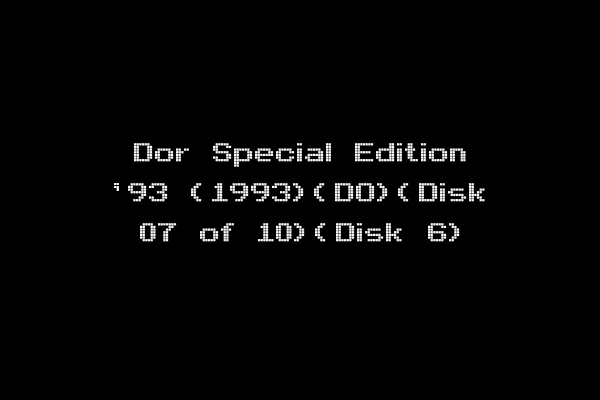 Dor Special Edition '93 (1993)(DO)(Disk 07 of 10)(Disk 6)