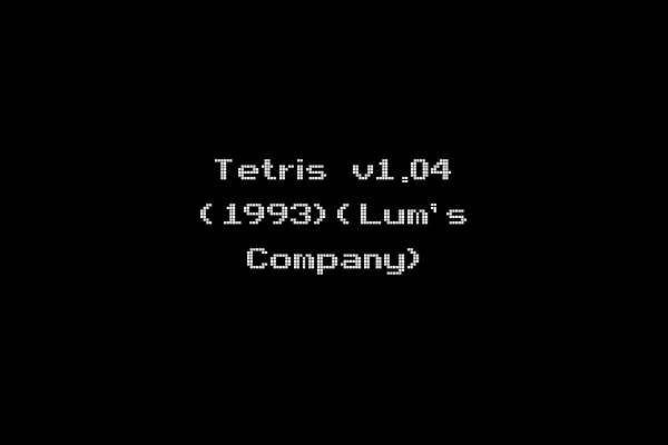 Tetris v1.04 (1993)(Lum's Company)