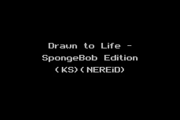 Drawn to Life - SpongeBob Edition (KS)(NEREiD)