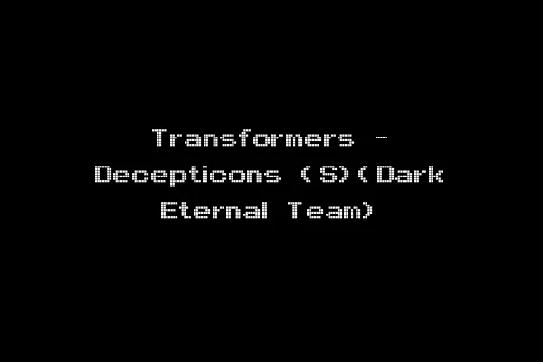 Transformers - Decepticons (S)(Dark Eternal Team)