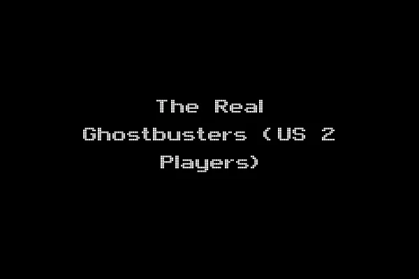 The Real Ghostbusters (US 2 Players)