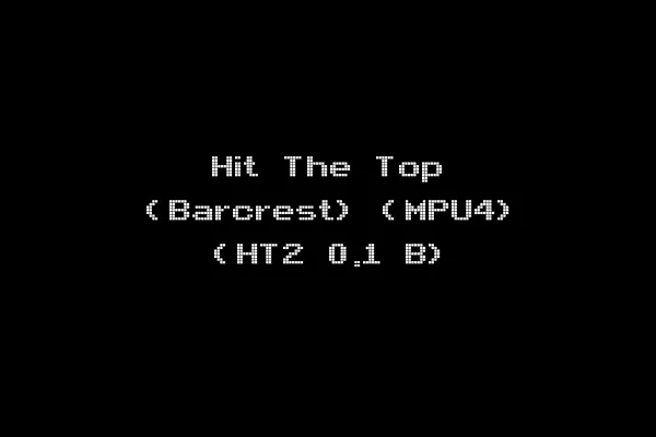 Hit The Top (Barcrest) (MPU4) (HT2 0.1 B)