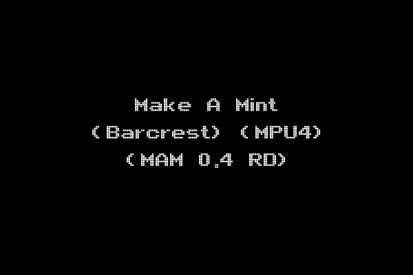 Make A Mint (Barcrest) (MPU4) (MAM 0.4 RD)