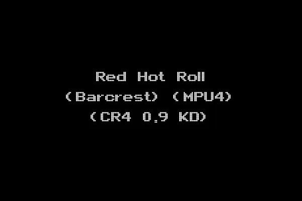 Red Hot Roll (Barcrest) (MPU4) (CR4 0.9 KD)