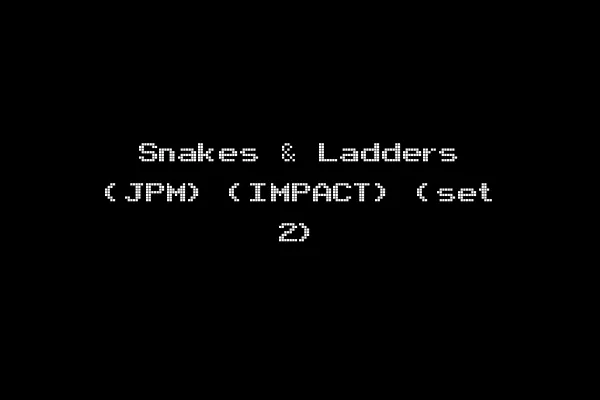 Snakes & Ladders (JPM) (IMPACT) (set 2)