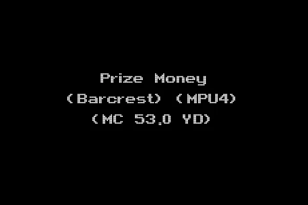 Prize Money (Barcrest) (MPU4) (MC 53.0 YD)