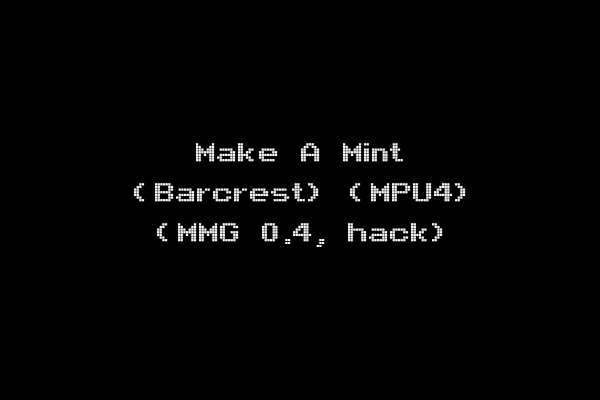 Make A Mint (Barcrest) (MPU4) (MMG 0.4, hack)