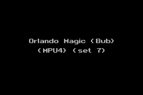 Orlando Magic (Bwb) (MPU4) (set 7)