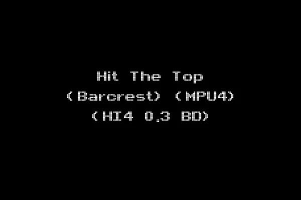 Hit The Top (Barcrest) (MPU4) (HI4 0.3 BD)