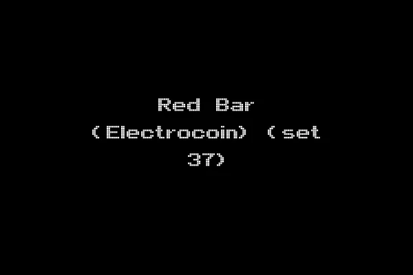 Red Bar (Electrocoin) (set 37)