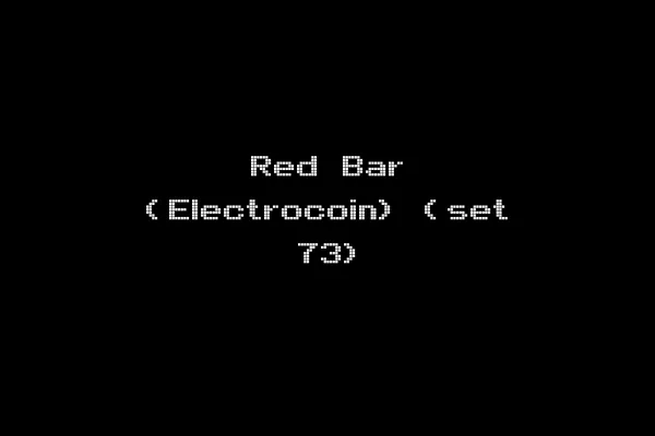 Red Bar (Electrocoin) (set 73)