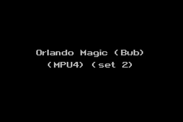 Orlando Magic (Bwb) (MPU4) (set 2)