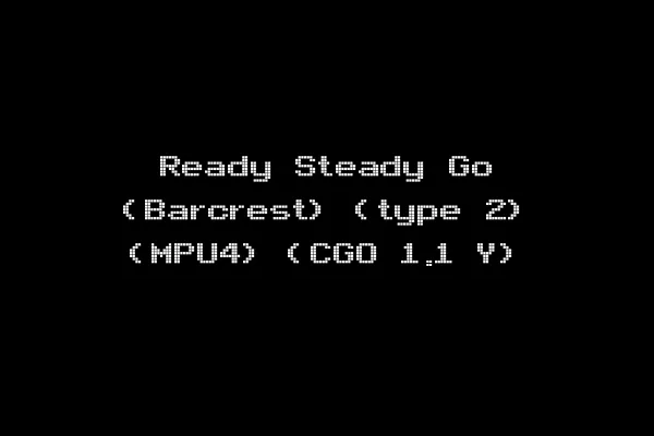 Ready Steady Go (Barcrest) (type 2) (MPU4) (CGO 1.1 Y)