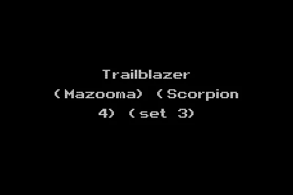 Trailblazer (Mazooma) (Scorpion 4) (set 3)