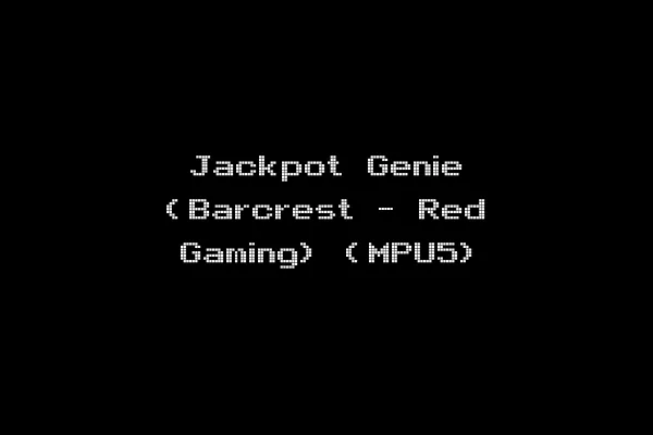 Jackpot Genie (Barcrest - Red Gaming) (MPU5)