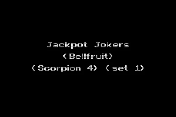 Jackpot Jokers (Bellfruit) (Scorpion 4) (set 1)