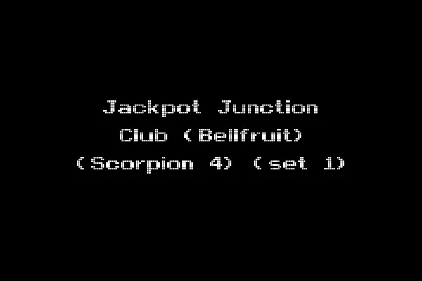 Jackpot Junction Club (Bellfruit) (Scorpion 4) (set 1)