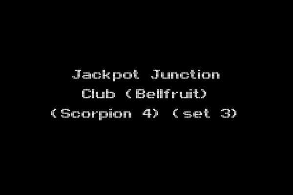 Jackpot Junction Club (Bellfruit) (Scorpion 4) (set 3)