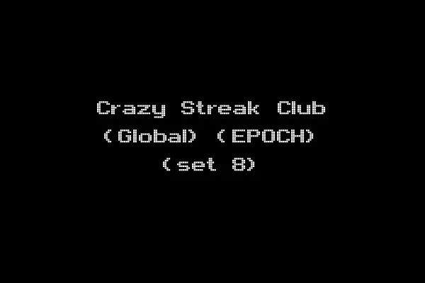 Crazy Streak Club (Global) (EPOCH) (set 8)