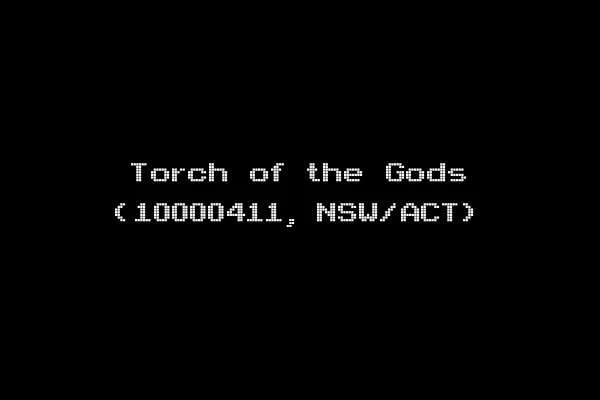 Torch of the Gods (10000411, NSW/ACT)