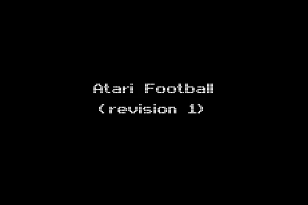 Atari Football (revision 1)
