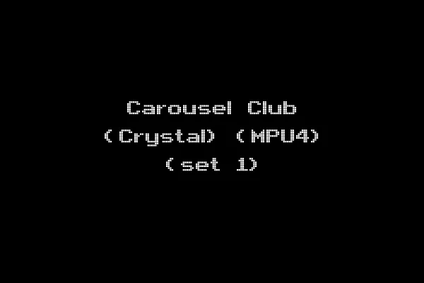 Carousel Club (Crystal) (MPU4) (set 1)
