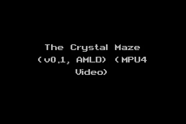 The Crystal Maze (v0.1, AMLD) (MPU4 Video)
