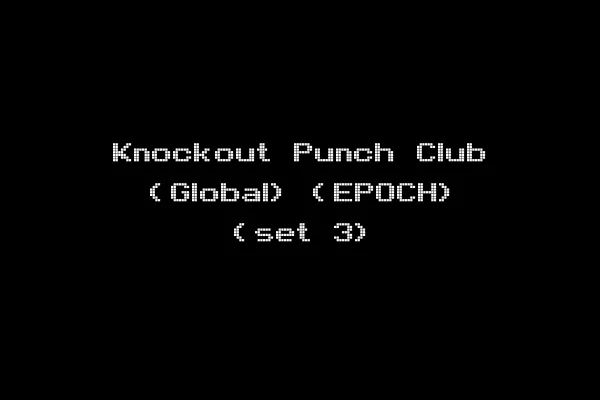 Knockout Punch Club (Global) (EPOCH) (set 3)