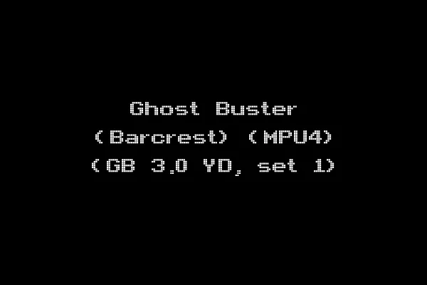 Ghost Buster (Barcrest) (MPU4) (GB 3.0 YD, set 1)