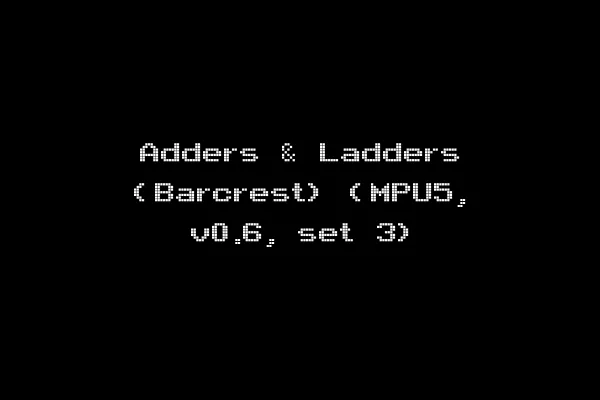 Adders & Ladders (Barcrest) (MPU5, v0.6, set 3)