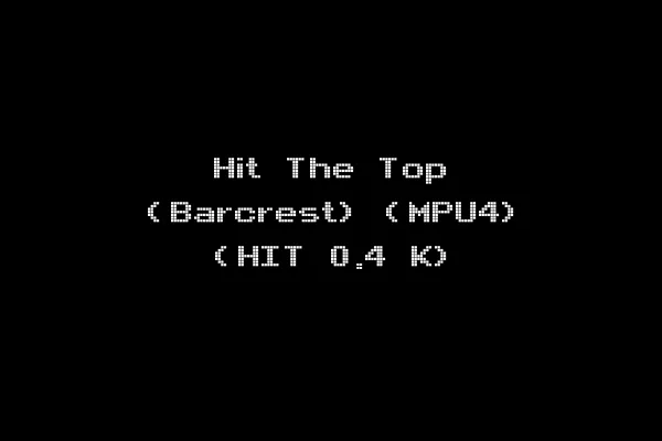 Hit The Top (Barcrest) (MPU4) (HIT 0.4 K)